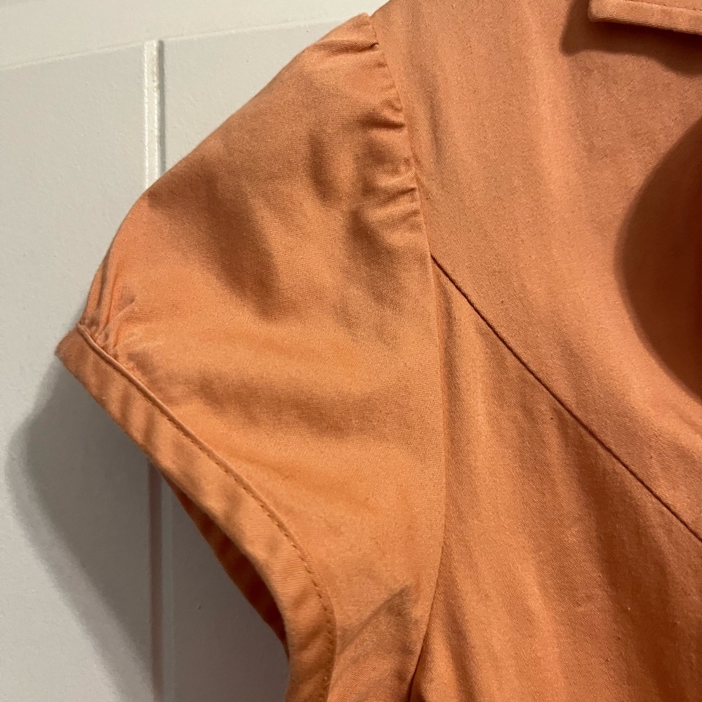 Studio I Women's Peach Short Sleeve Blazer - Picture 6 of 7